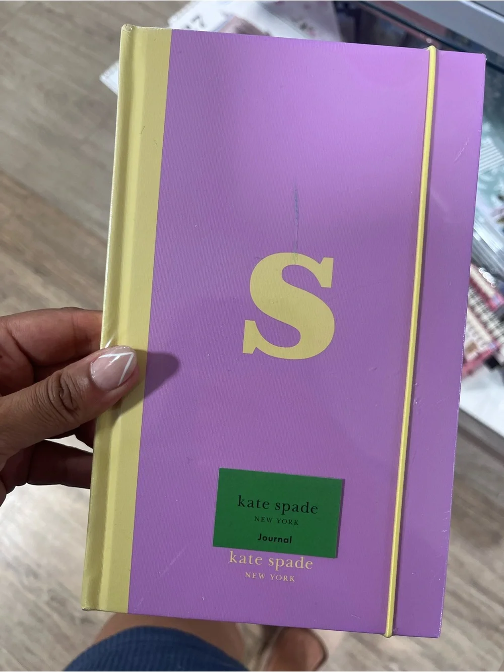 kate spade Green Hardcover Journal with  Accent “k” “s” monogram